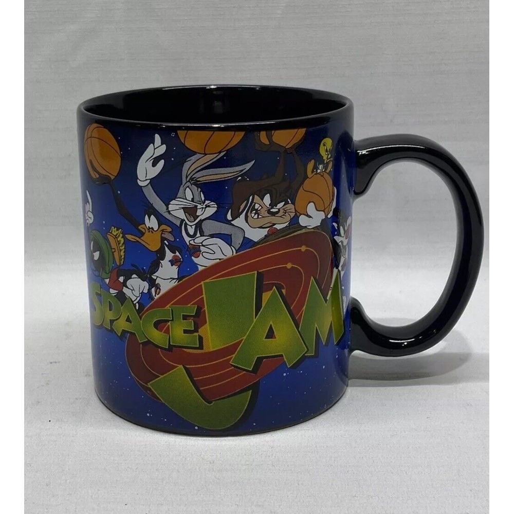 Space Jam‎ Tune Squad Monstars 20 oz Large Black Ceramic Mug Warner Bros